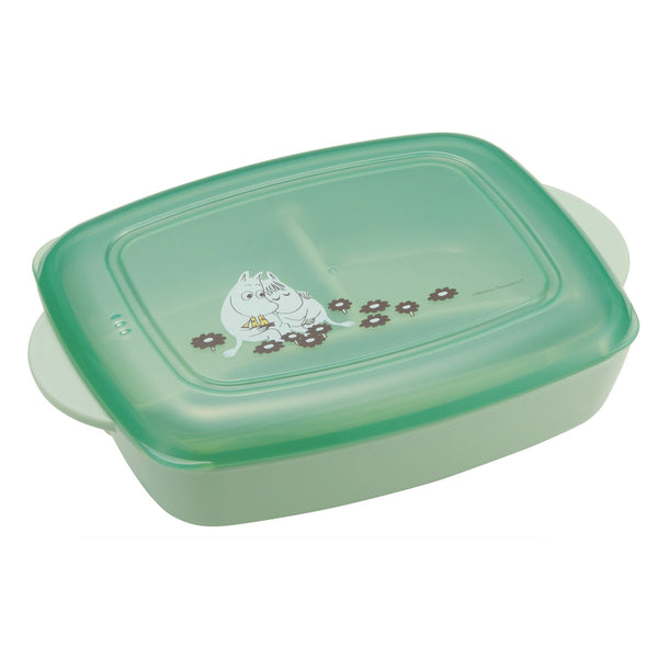 ランチプレート フタ付き 24.5cm ムーミン おうちで食べるお弁当箱 プラスチック