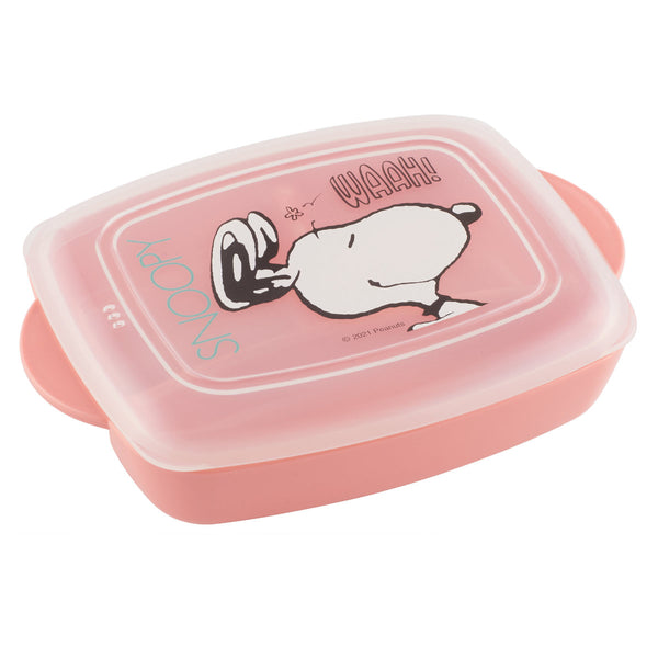 ランチプレート フタ付き 24.5cm スヌーピー PEANUTS おうちで食べるお弁当箱 プラスチック