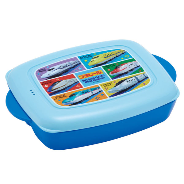 ランチプレート フタ付き 24.5cm プラレール おうちで食べるお弁当箱 プラスチック