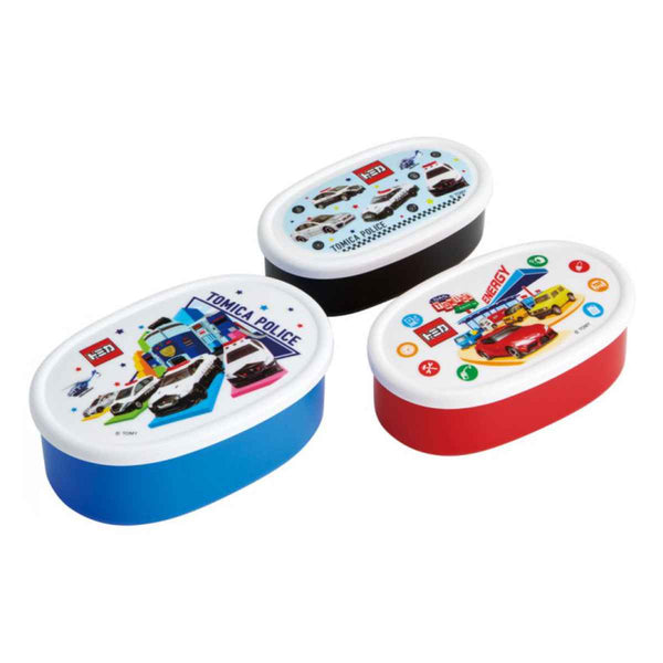 弁当箱 抗菌 3個セット トミカ