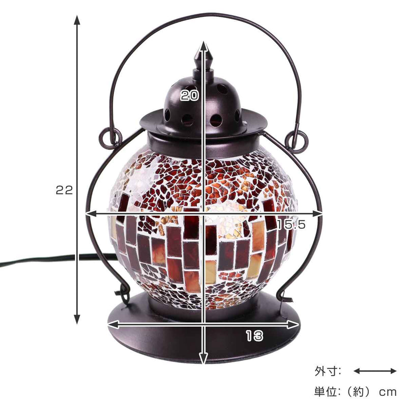 テーブルライト モザイクランプ クリムト ランタン型