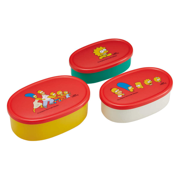 弁当箱 抗菌 3個セット The Simpsons