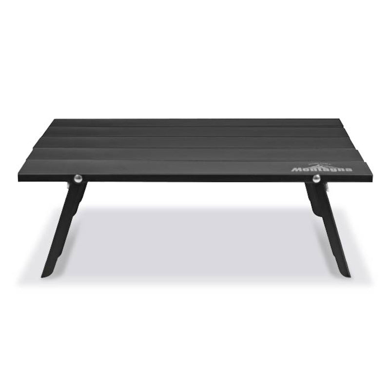 アウトドアテーブル 折りたたみ ブラックアルミテーブル ブラック