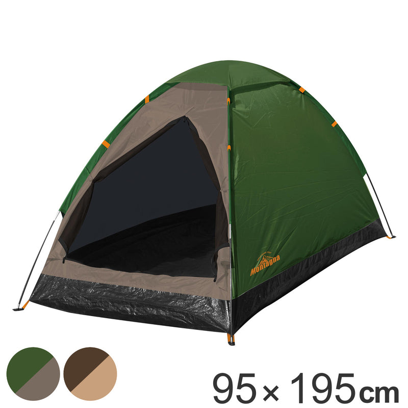テント 1人用 組立式ドームテント 幅95×奥行195×高さ90cm