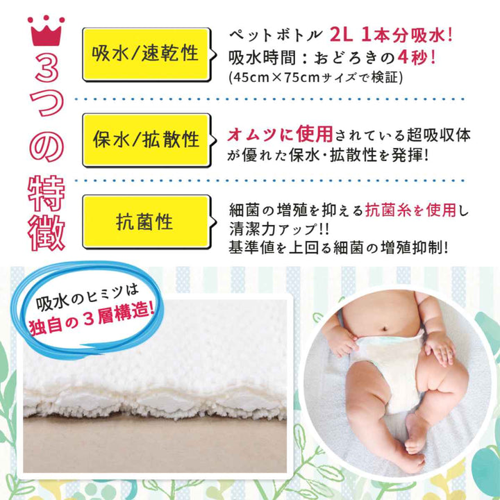 バスマット 吸水名人 60×100cm -19