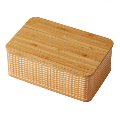 弁当箱 1段 800ml 竹蓋 ラット バスケット風