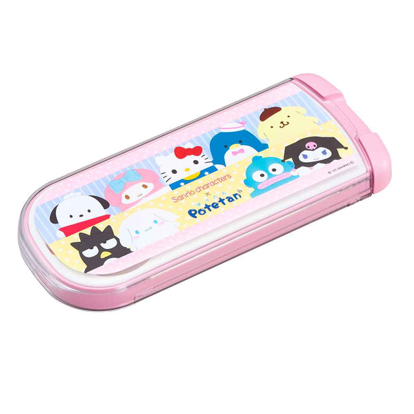 トリオセット スライド 箸 スプーン フォーク ぽてたん