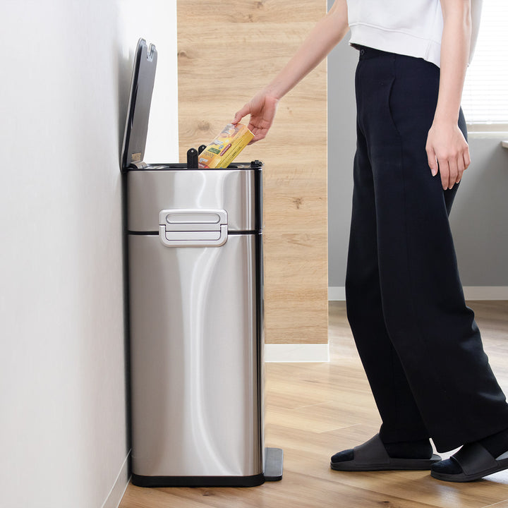 ゴミ箱 58L HOALU ステンレス -12