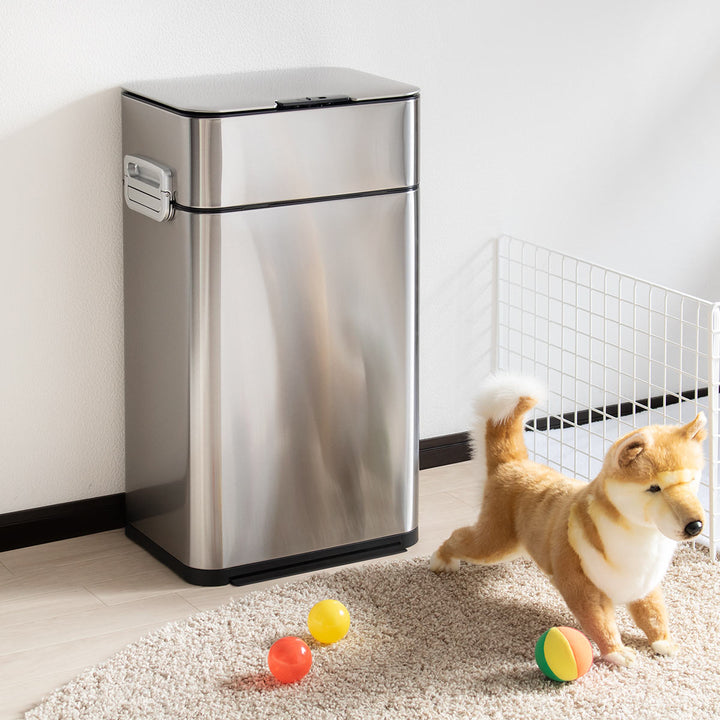 ゴミ箱 58L HOALU ステンレス -13