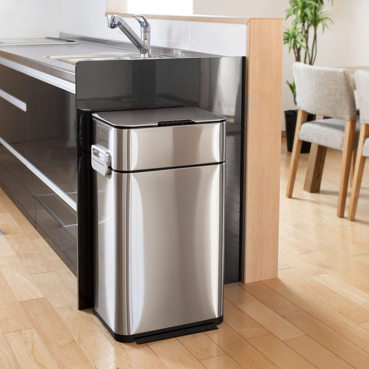 ゴミ箱 58L HOALU ステンレス -16