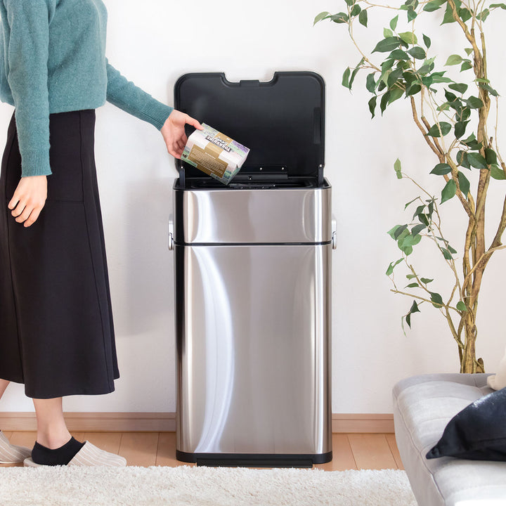 ゴミ箱 58L HOALU ステンレス -17