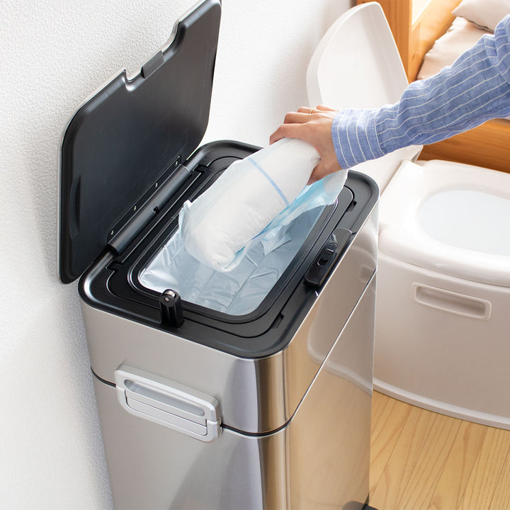 ゴミ箱 58L HOALU ステンレス -7