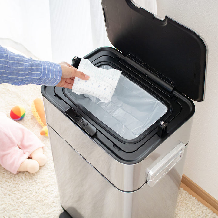 ゴミ箱 58L HOALU ステンレス -9