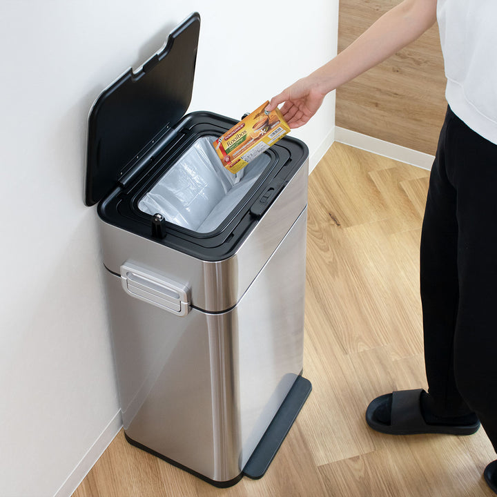 ゴミ箱 58L HOALU ステンレス -11