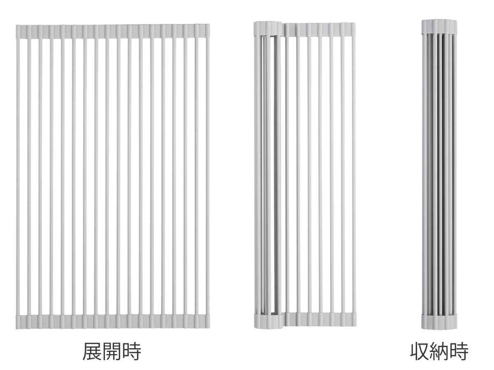 水切りマット食器にやさしいシリコン水切り折りたたみ