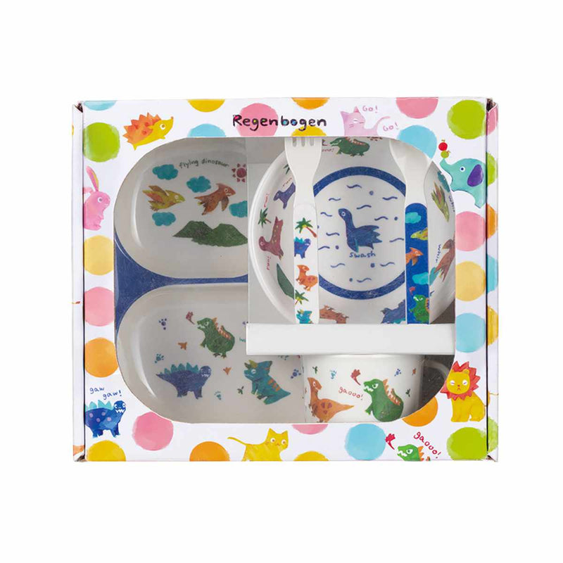 子供用食器 ギフトセット 5種類 きょうりゅう プラスチック