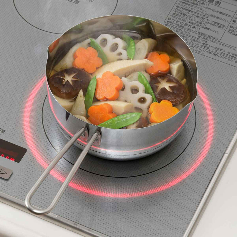 雪平鍋16cmIH対応食洗機で洗えるゆきひら鍋ステンレス日本製