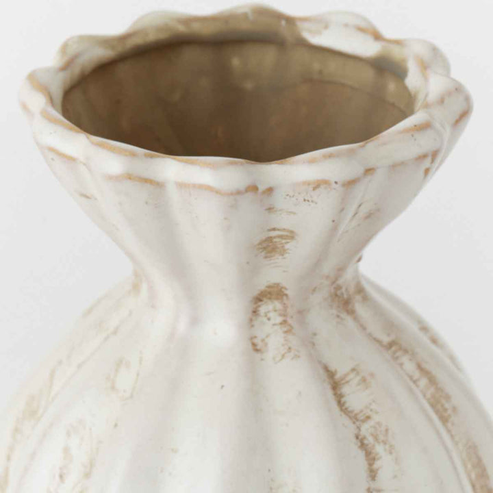 花瓶 セラミックベース 直径11×高さ15cm -14