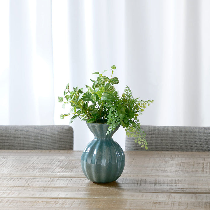 花瓶 セラミックベース 直径11×高さ15cm -10