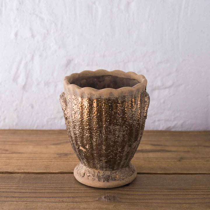 花瓶 セラミックベース 高さ15.5cm -2