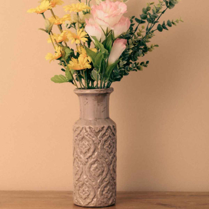 花瓶 セラミックベース 直径10×高さ26cm -4