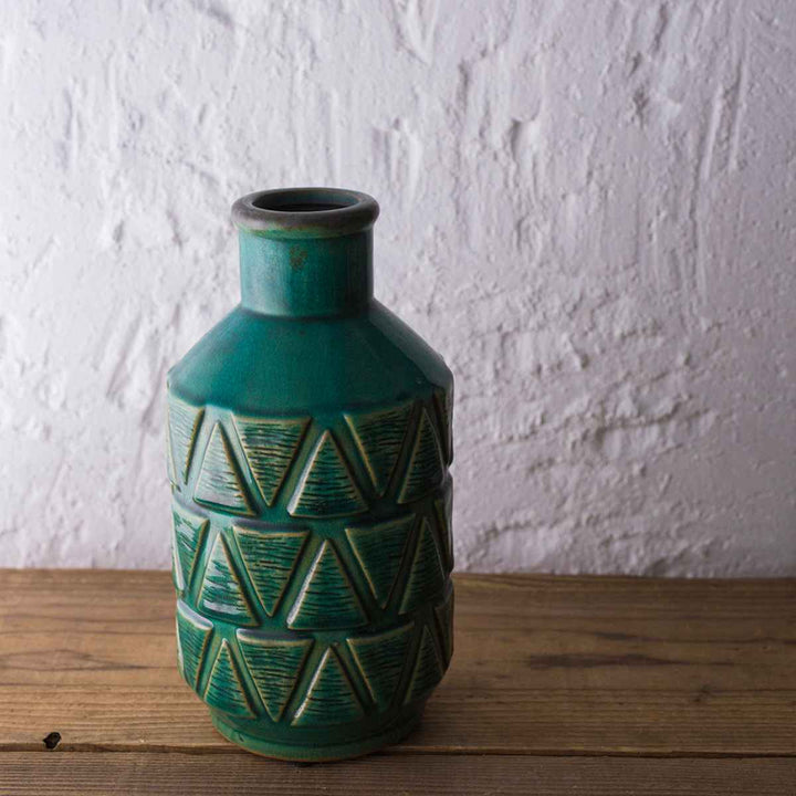 花瓶 セラミックベース 直径12.5×高さ24cm -6