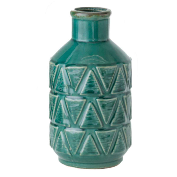 花瓶 セラミックベース 直径12.5×高さ24cm -1