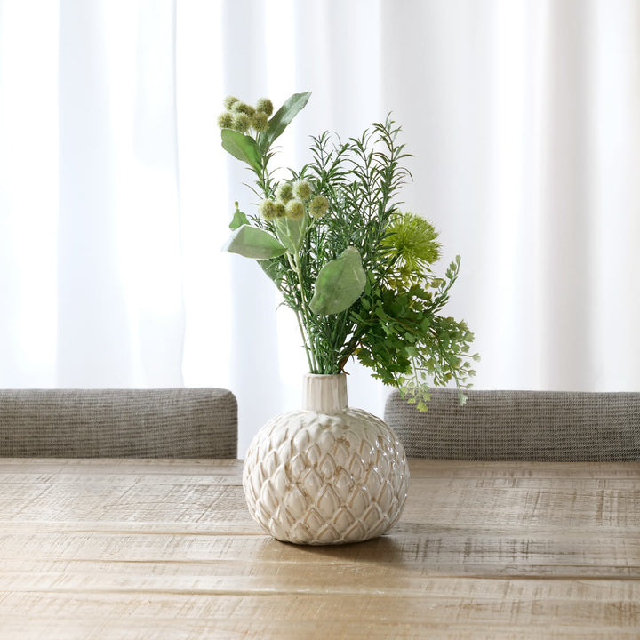 花瓶 セラミックベース 直径14.5×高さ15cm -6