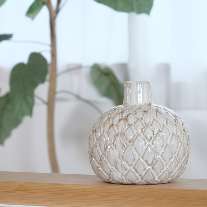 花瓶 セラミックベース 直径14.5×高さ15cm -7