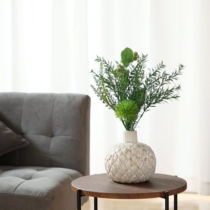 花瓶 セラミックベース 直径14.5×高さ15cm -2