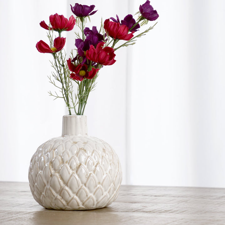 花瓶 セラミックベース 直径14.5×高さ15cm -9