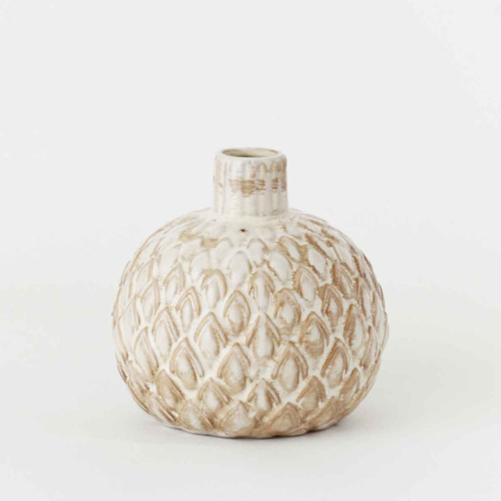 花瓶 セラミックベース 直径14.5×高さ15cm -11