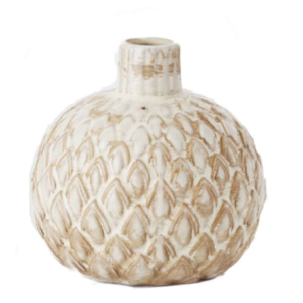 花瓶 セラミックベース 直径14.5×高さ15cm -1