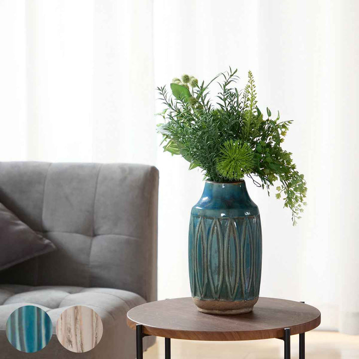 花瓶 セラミックベース 直径11×高さ23cm -2