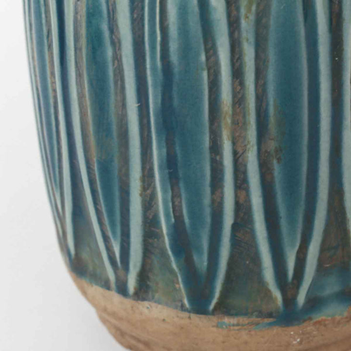 花瓶 セラミックベース 直径11×高さ23cm -17