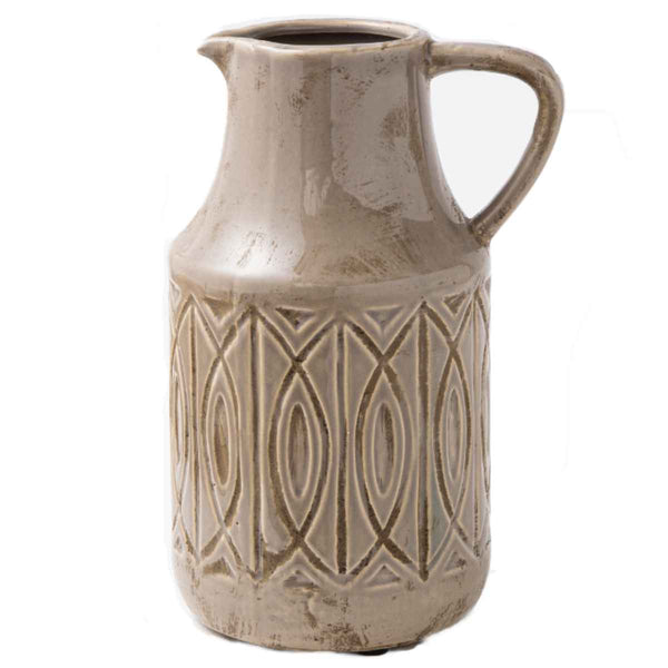 花瓶 セラミックベース 高さ23.5cm -1