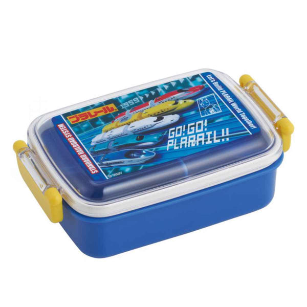 弁当箱 1段 450ml 抗菌 ふわっと タイトランチ プラレール