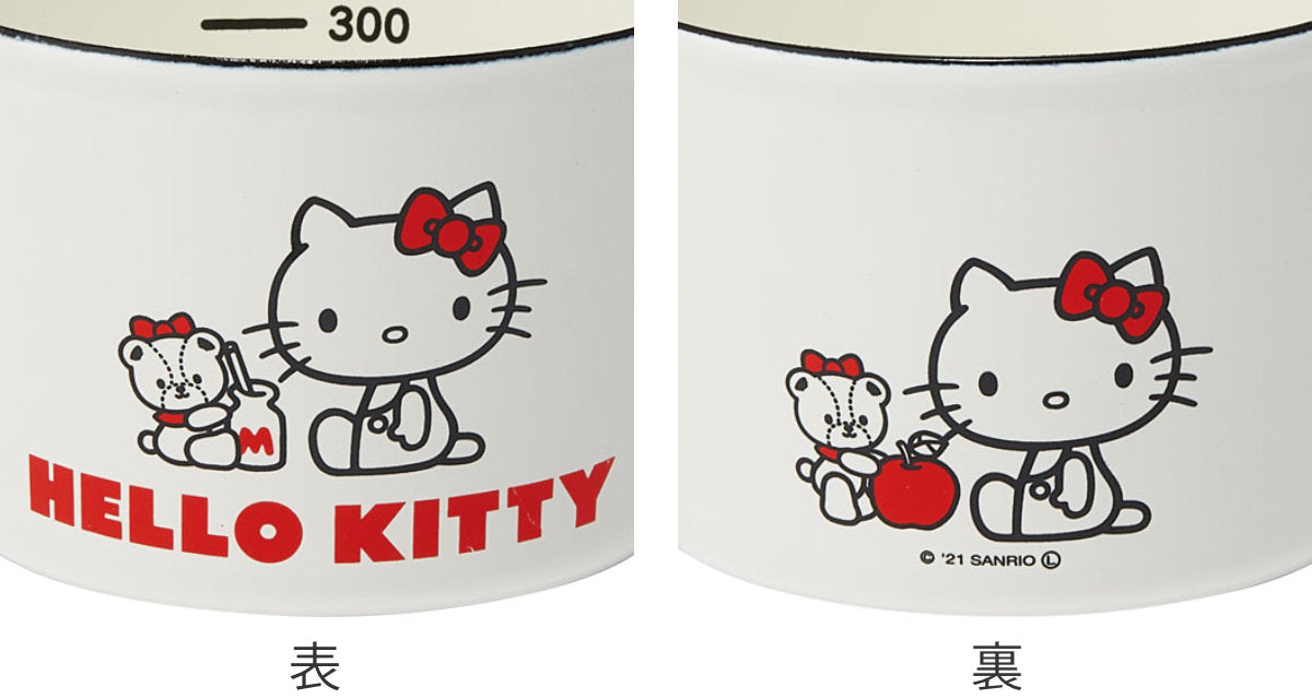 計量カップ 450ml ホーロー製 ハローキティ＆タイニーチャム – ハウジー