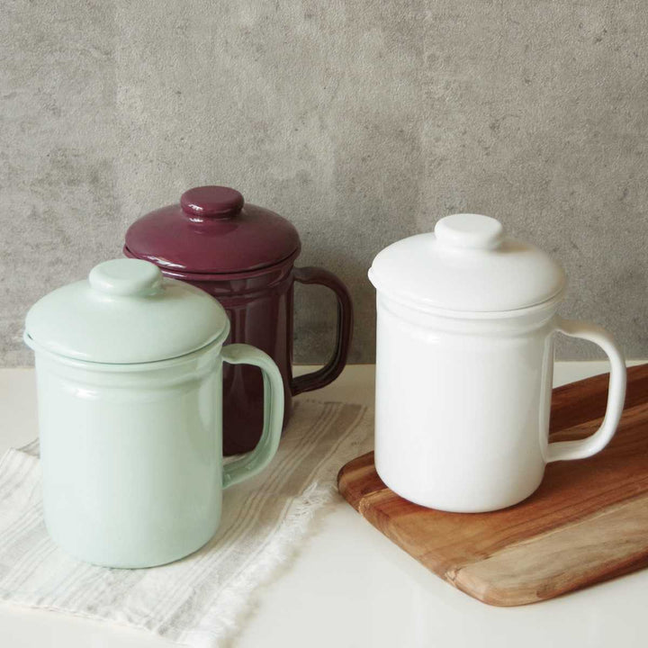 オイルポット 1L ホームピッカーホーロー 日本製 -9