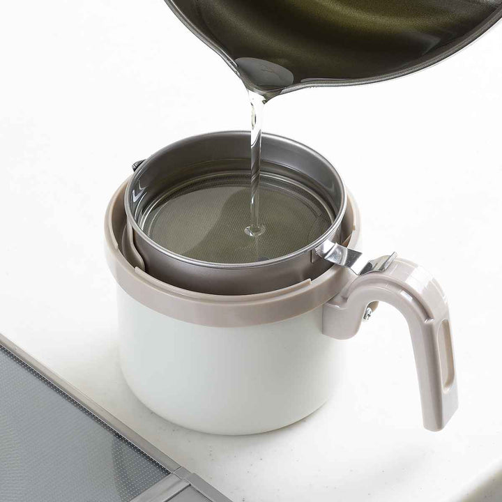 オイルポット 0.8L ナチュラ ちっちゃいオイルポット -3