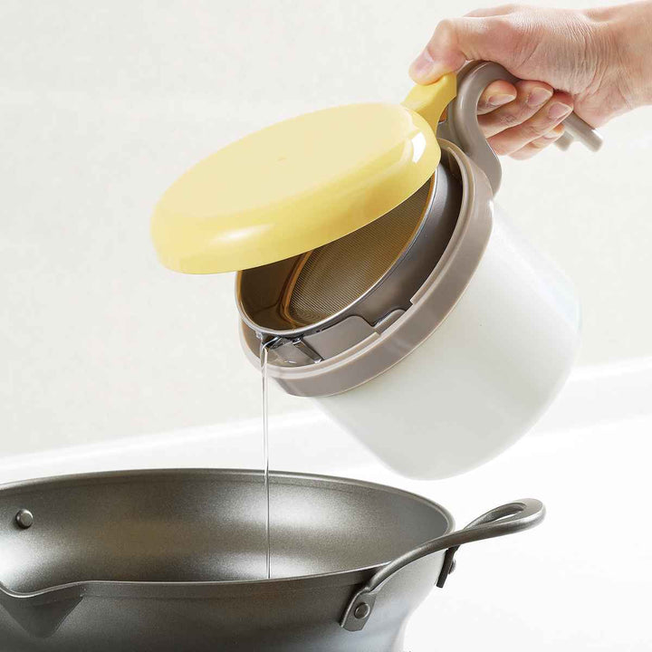 オイルポット 0.8L ナチュラ ちっちゃいオイルポット -4