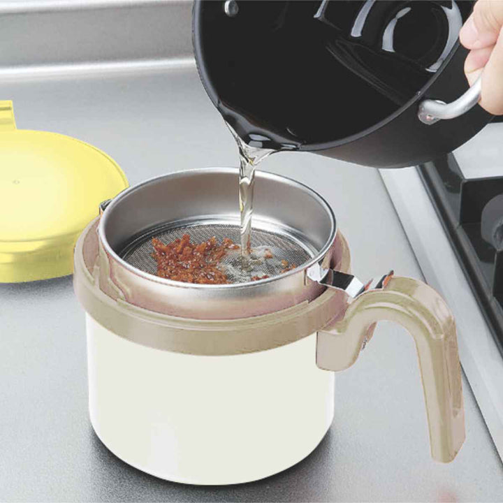 オイルポット 0.8L ナチュラ ちっちゃいオイルポット -5