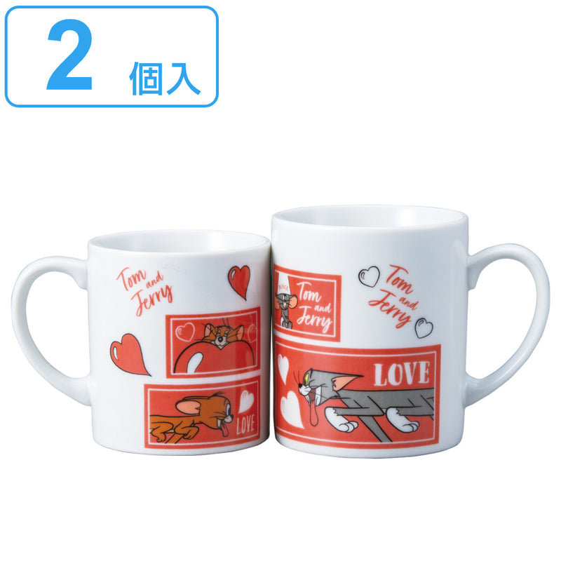 マグカップ ペアマグ トムとジェリー LOVE 磁器