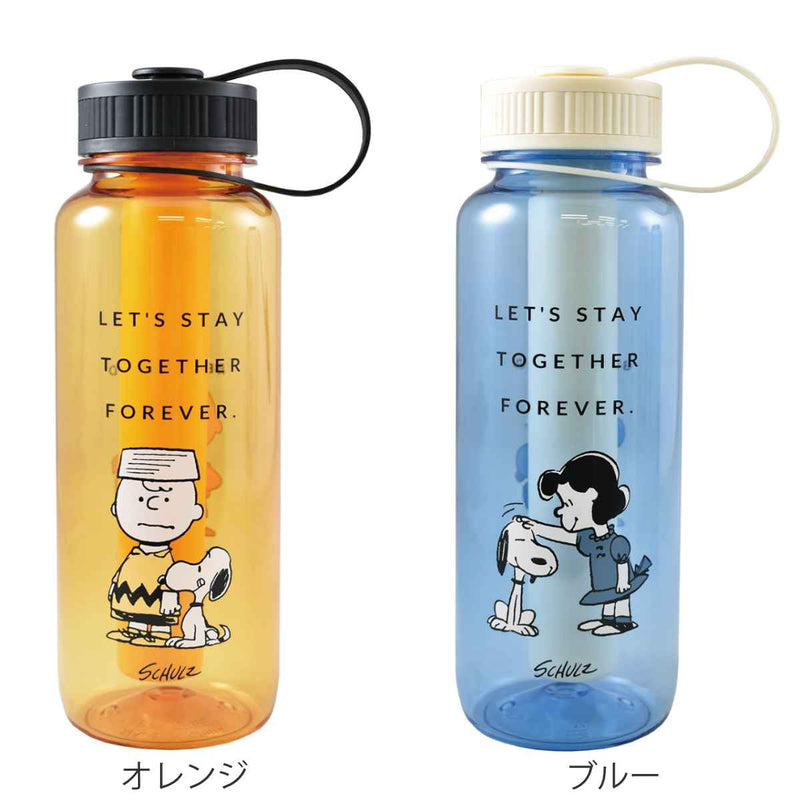 水筒 750ml プラスチック ドリンクボトル アイスチューブ付 PEANUTS