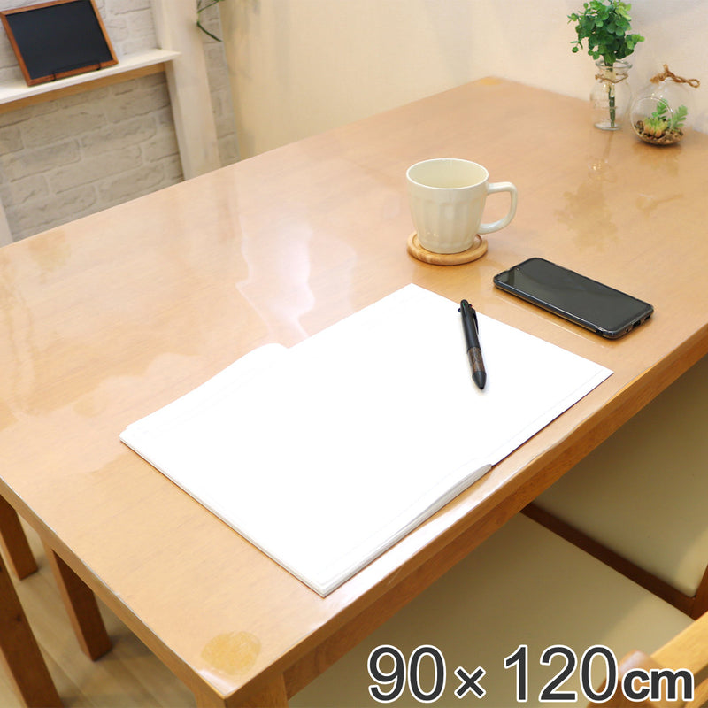 テーブルクロス 90×120cm エアーが入らないテーブルマット 塩化ビニル樹脂