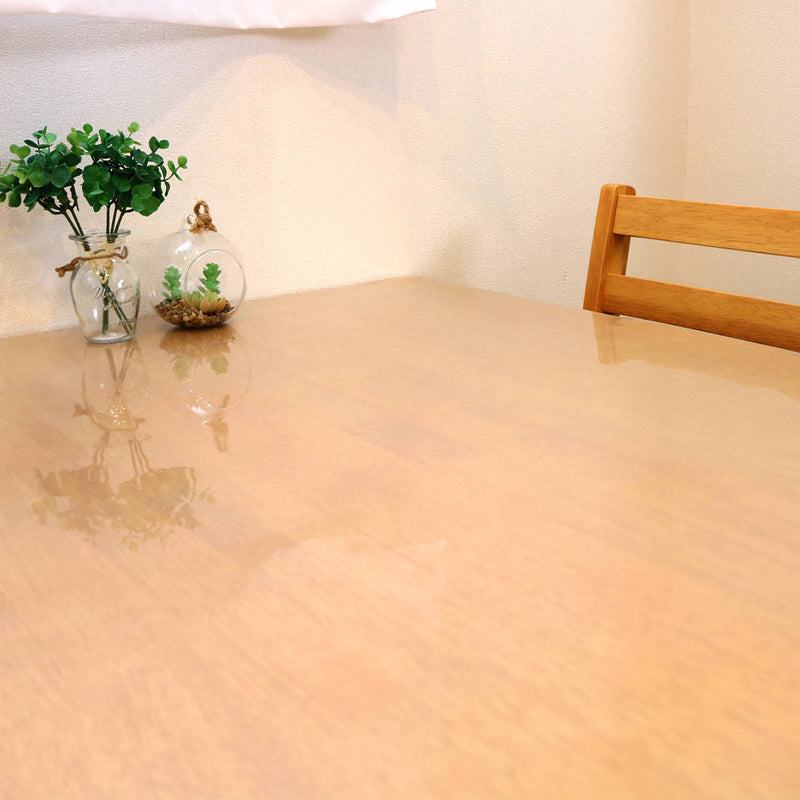 テーブルクロス 90×150cm エアーが入らないテーブルマット 塩化ビニル樹脂