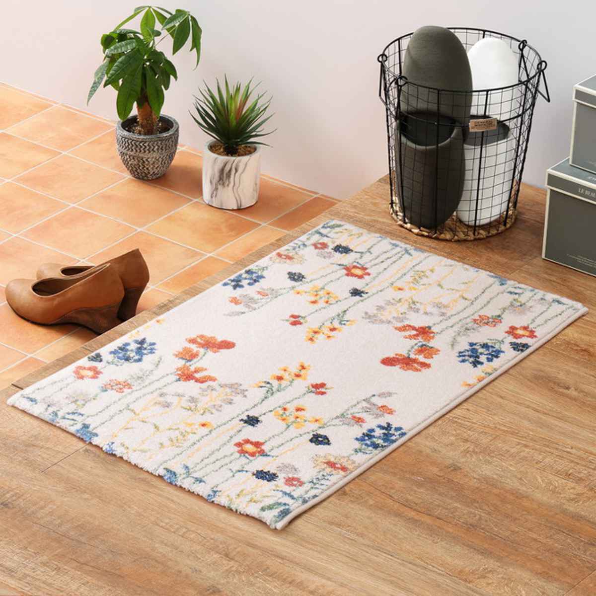 玄関マット 屋内用 60x90cm キューガーデン – ハウジー