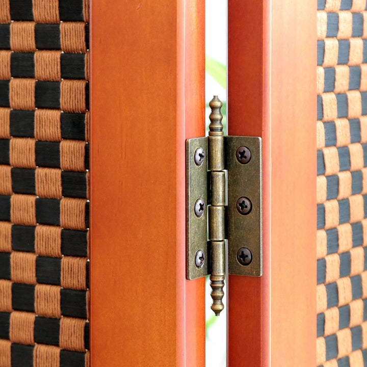 衝立 竹すだれ衝立 市松柄 2連 高さ135cm -14