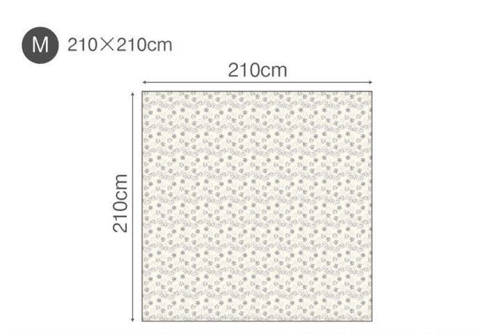 マルチカバー Fab the Home 210×210cm M ハーベスト 綿100％ -4