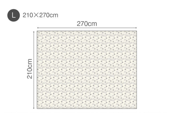 マルチカバー Fab the Home 210×270cm L ハーベスト 綿100％ -4